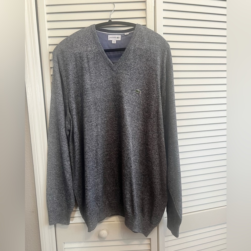 Lacoste V Neck Sweater XXXL FR8